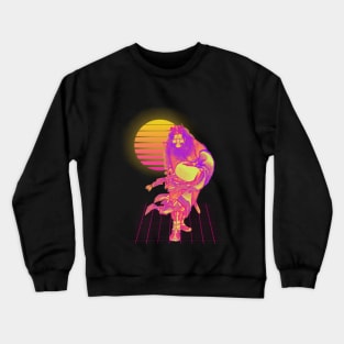 Colorful Demon Vaporwave Crewneck Sweatshirt